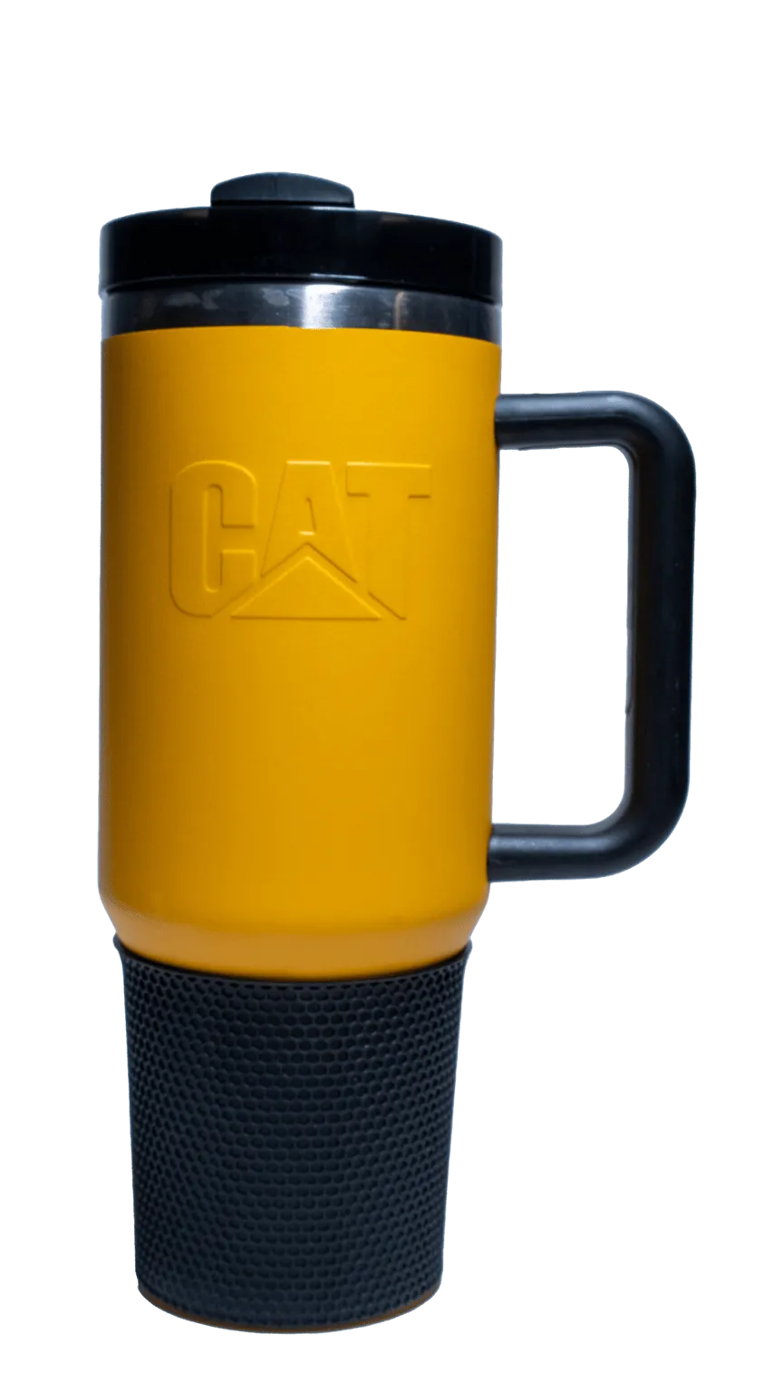 40oz Yellow Stainless Steel Tumbler