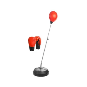 Adult'S Standing Boxing Gloves Punch Bag Set