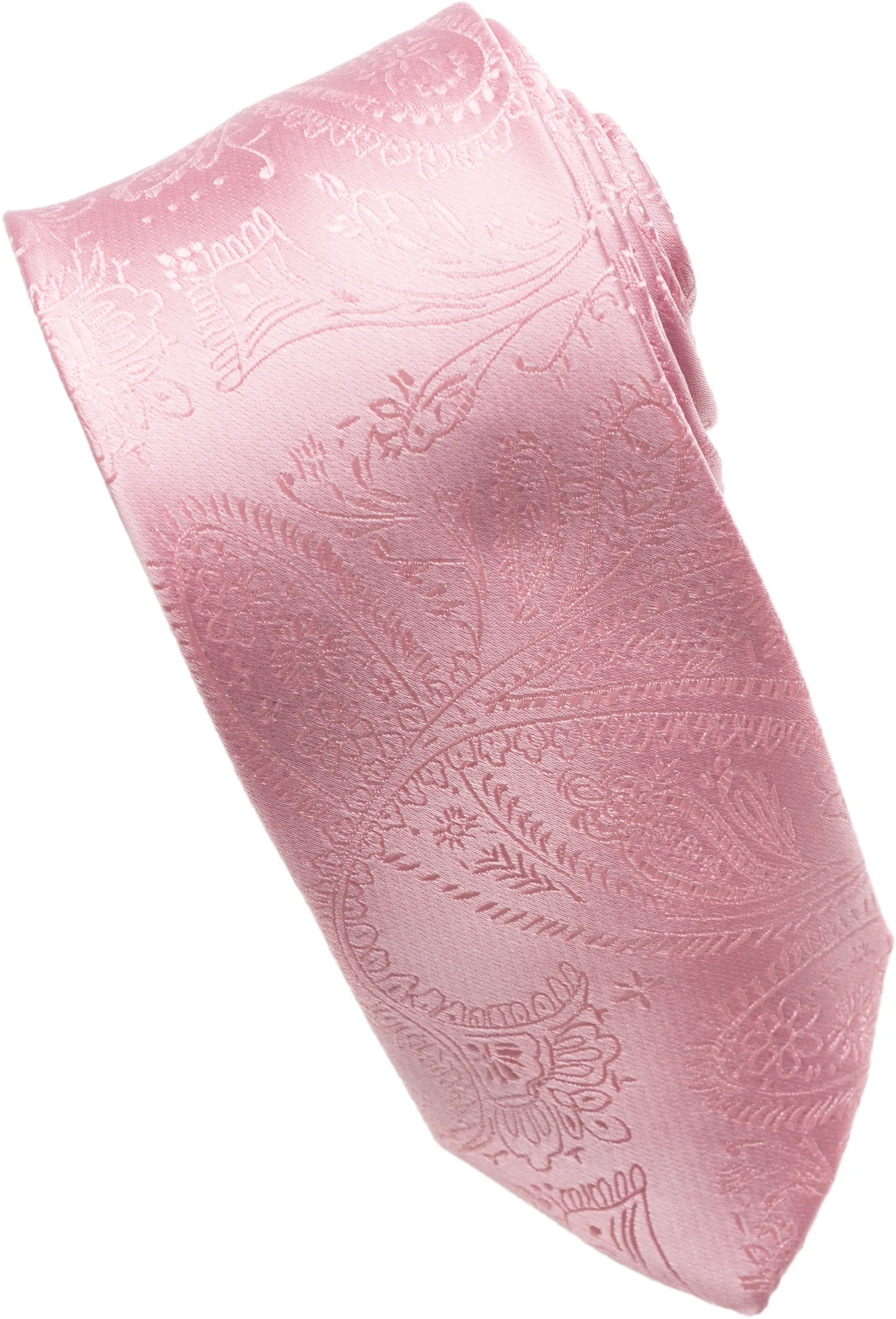 Aqua Paisley Tone on Tone Necktie