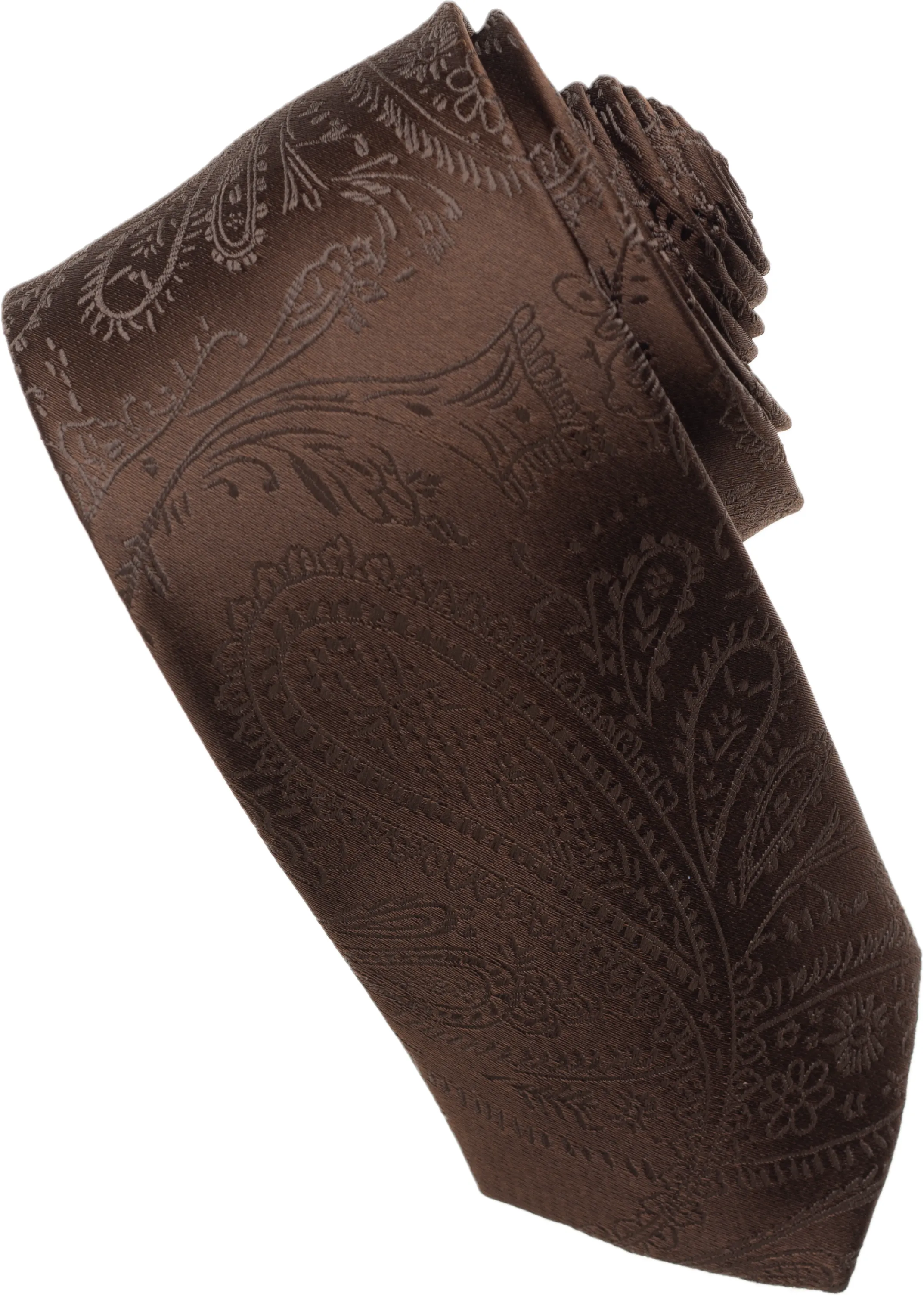 Aqua Paisley Tone on Tone Necktie