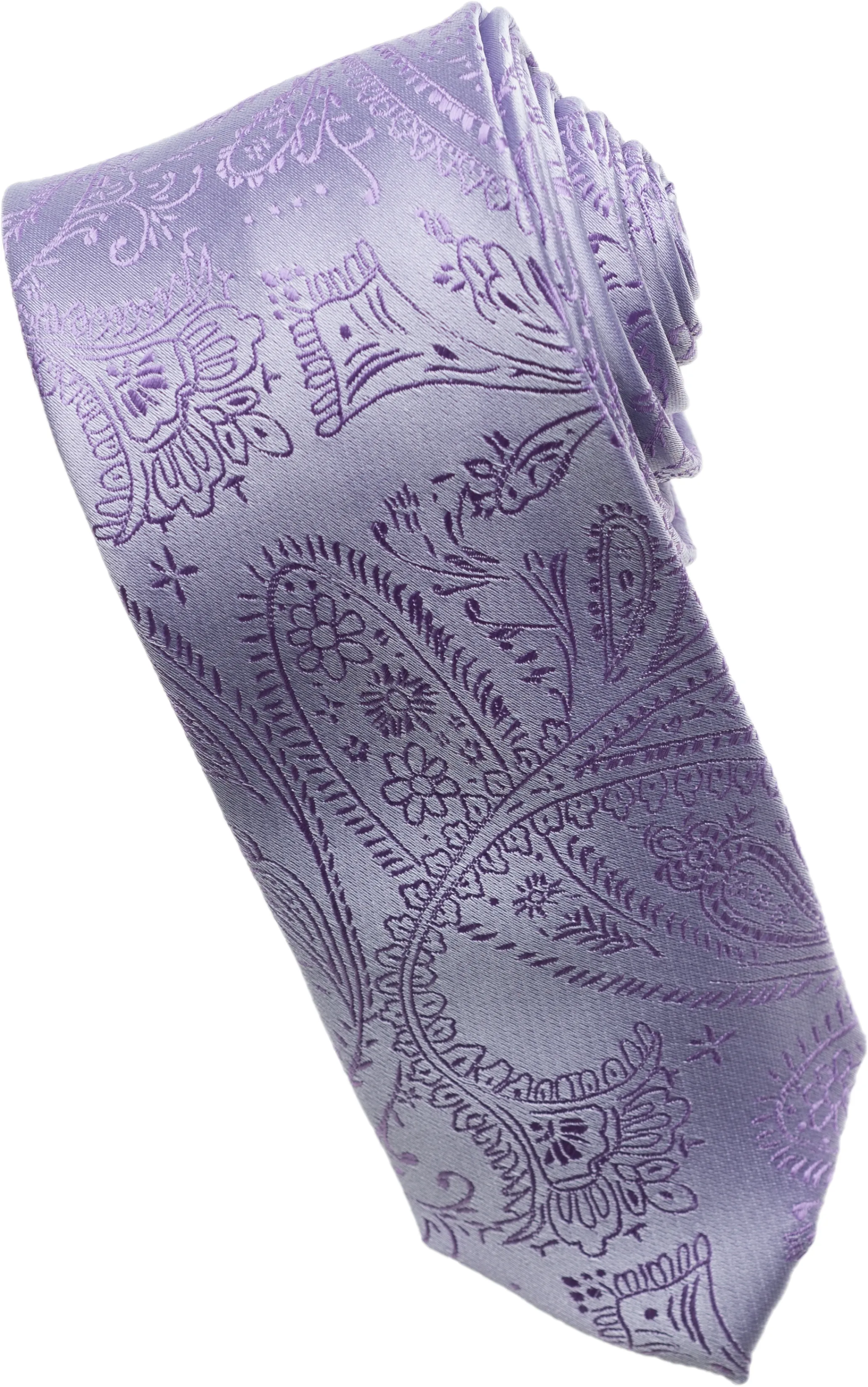 Aqua Paisley Tone on Tone Necktie