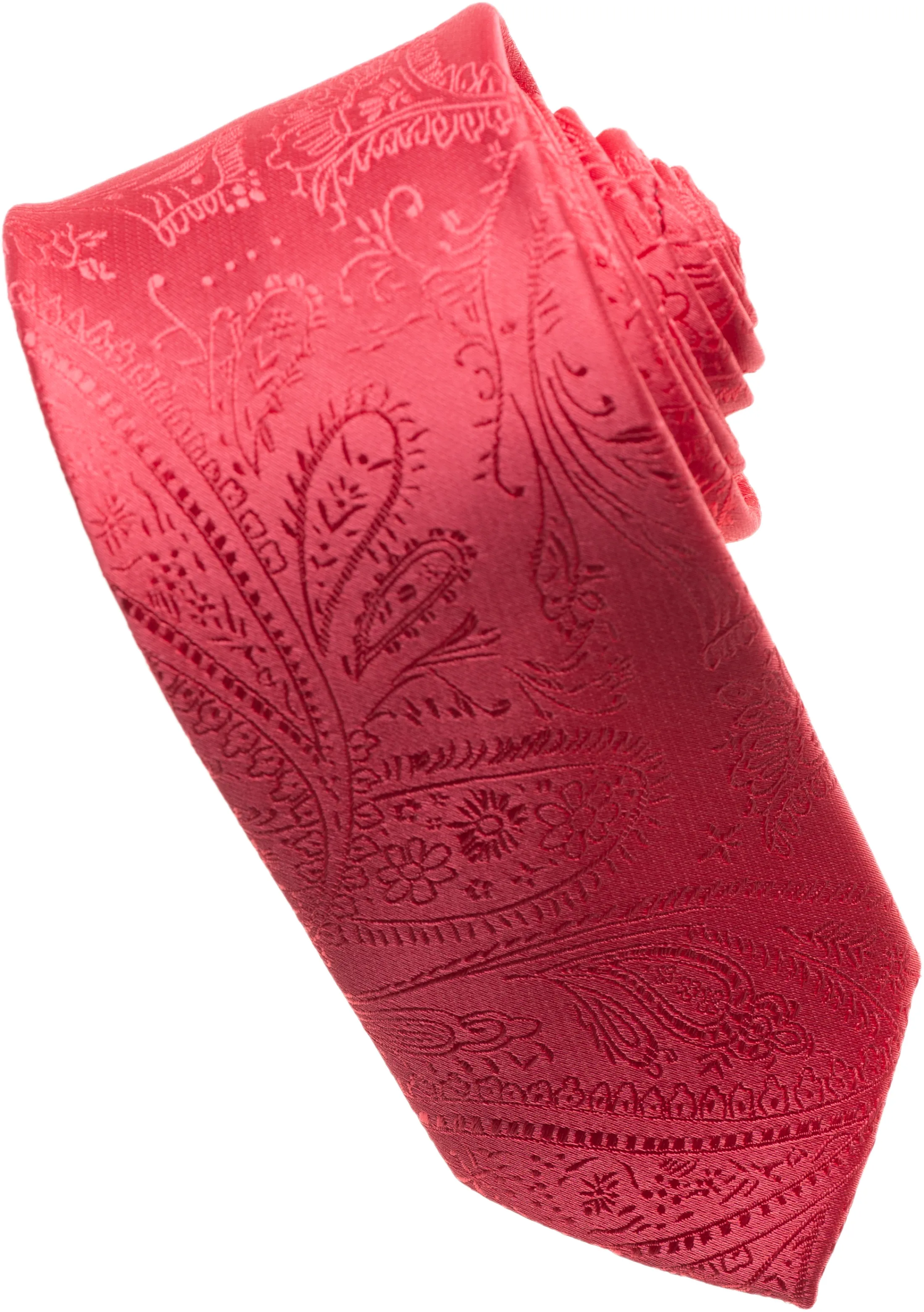 Aqua Paisley Tone on Tone Necktie