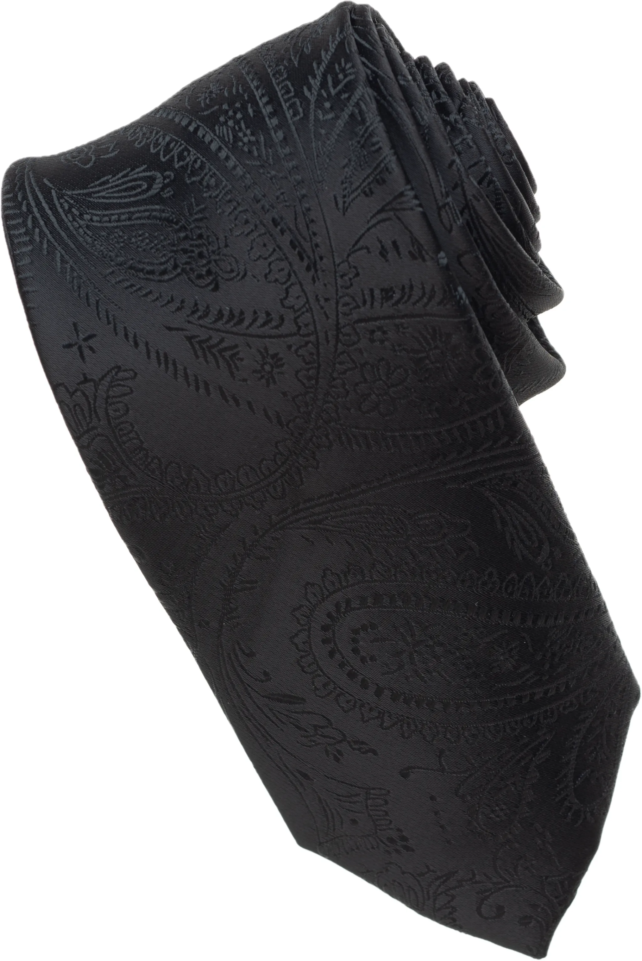 Aqua Paisley Tone on Tone Necktie