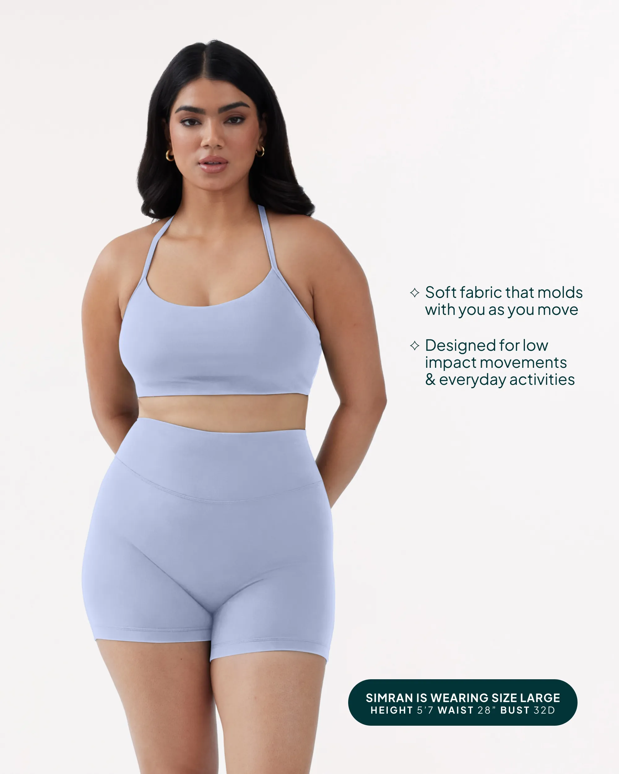 Athleisure Y-Back Low-Support Sports Bra