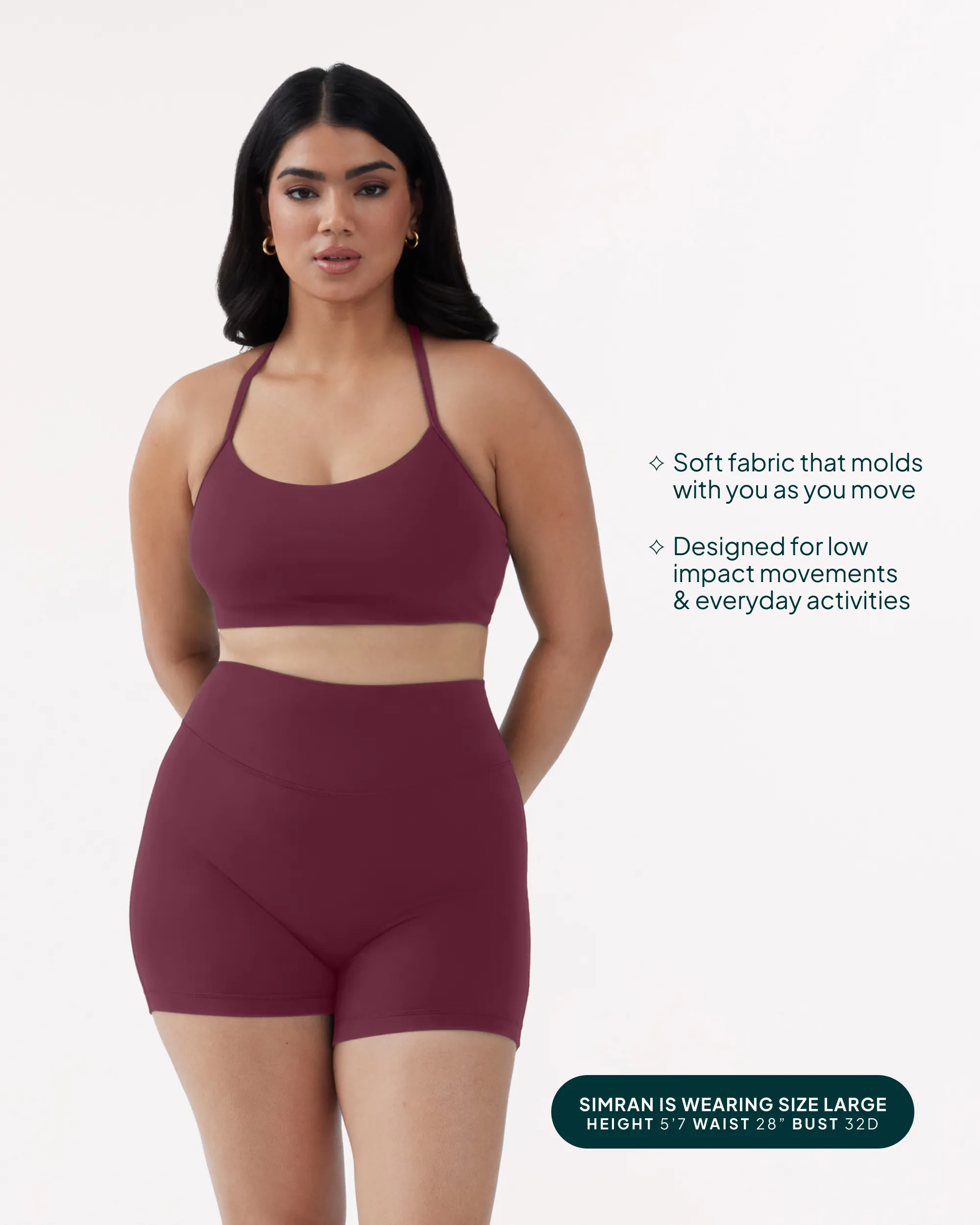 Athleisure Y-Back Low-Support Sports Bra