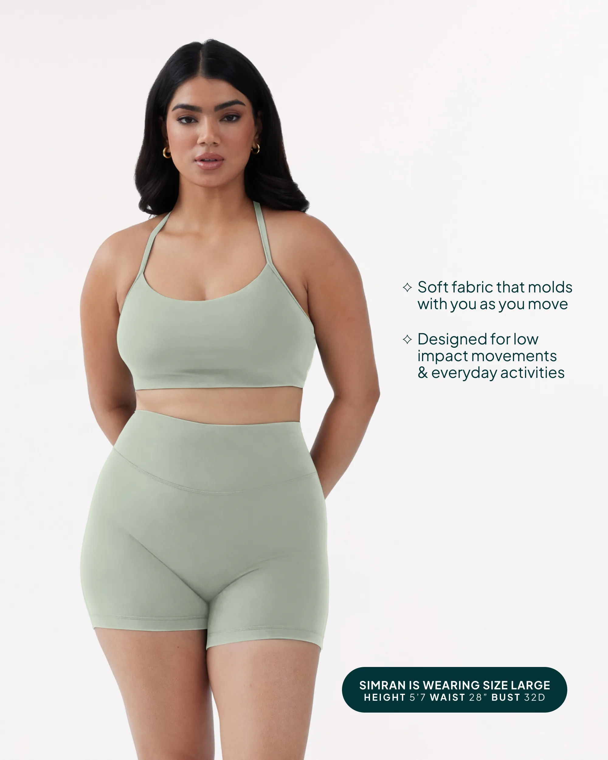 Athleisure Y-Back Low-Support Sports Bra