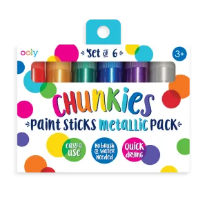 Chunkies Paint Sticks Metallic - Set of 6