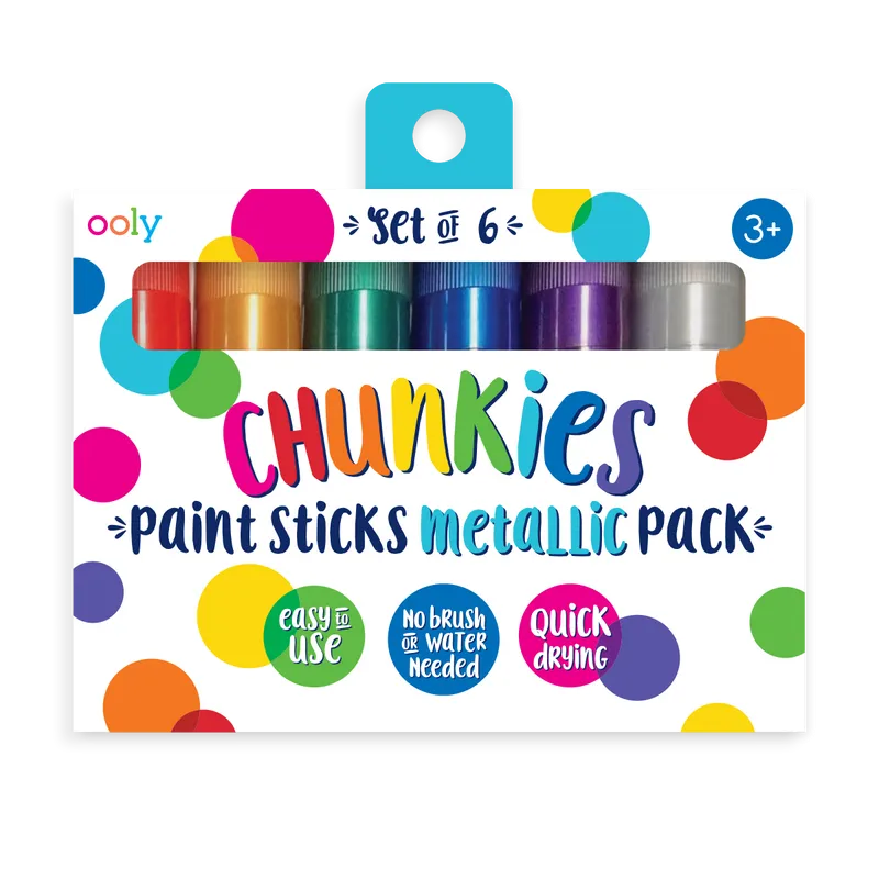 Chunkies Paint Sticks Metallic - Set of 6