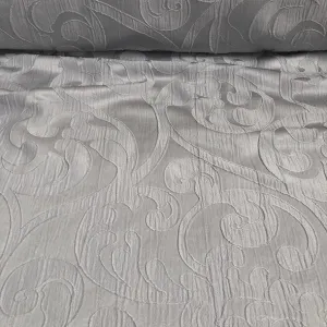 Classic Jacquard Wholesale Fabric in Silver