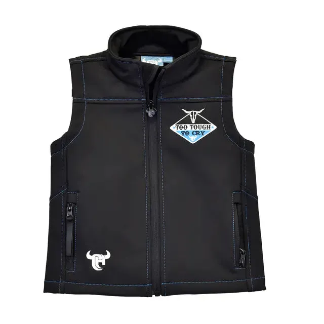 Cowboy Hardware Toddler Boys Too Tough To Cry Poly Shell Vest