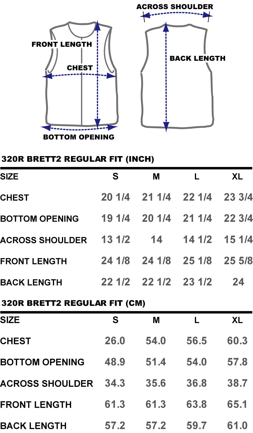 DDL 320R-BRETT2 LUCKY-GOLD REGULAR FIT VINTAGE INSPIRED LINED 6 POCKET CANVAS VEST-12OZ-GOLD