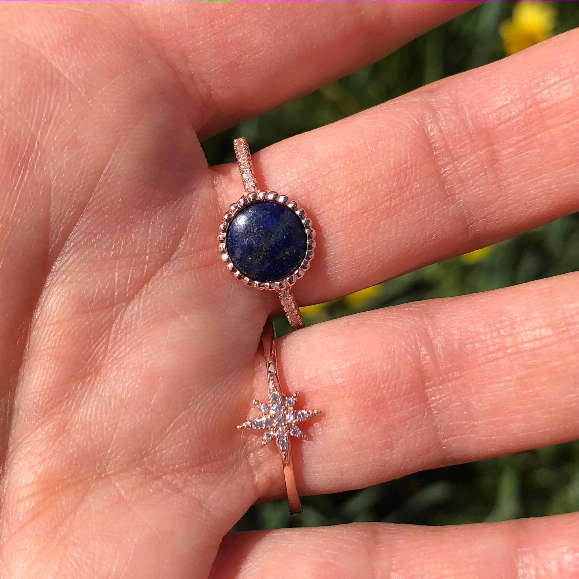 Double Sided Turquoise Ring
