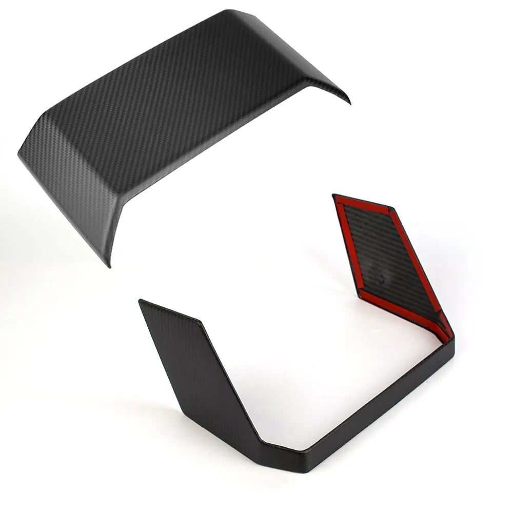 Dry Carbon Fiber Rear Screen Frame Cover/ Frame Full Wrap for Cybertruck