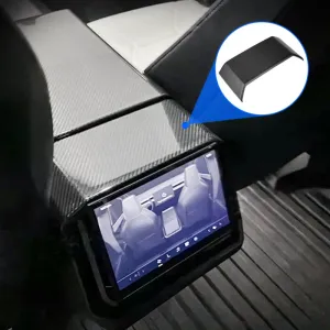 Dry Carbon Fiber Rear Screen Frame Cover/ Frame Full Wrap for Cybertruck