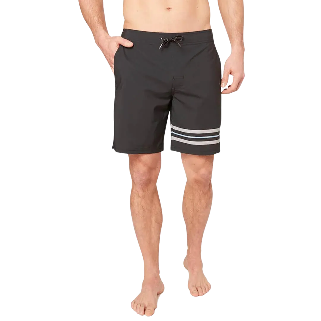 Fair Harbor Ozone Men's Boardshort - Grey Stripe