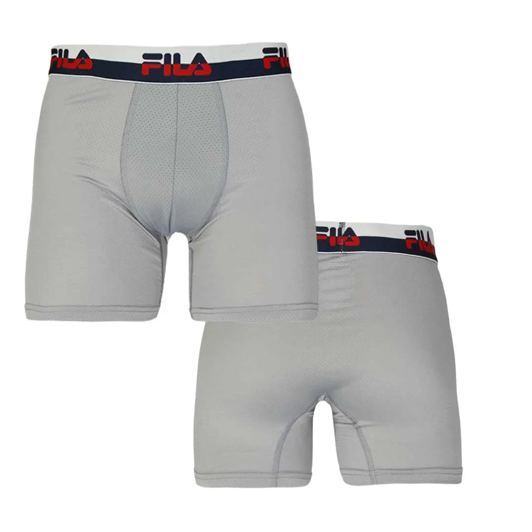 FILA - Men's 4 Pack Boxer Brief (FM412BXPM8 600)