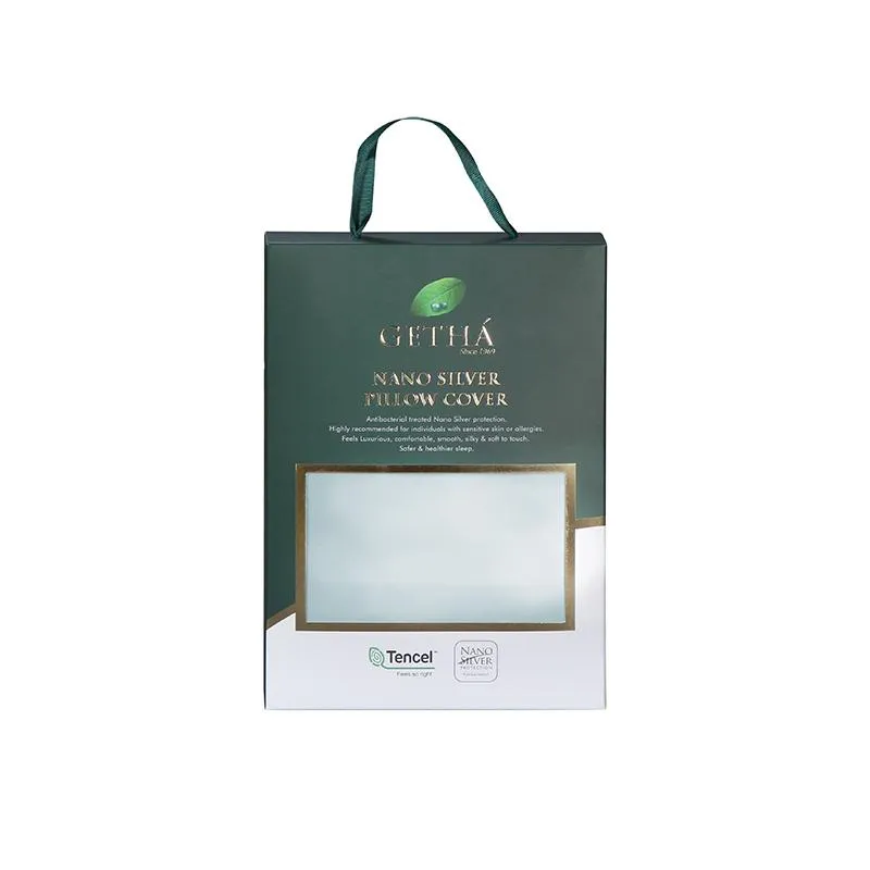 Getha 3D Auto Latex Pillow Case - TENCEL™ Nano Silver Fabric (M) (2 Pcs)