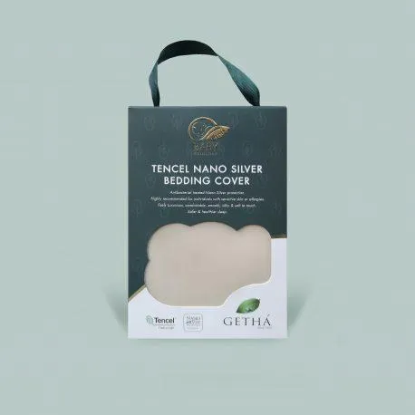 Getha Baby Contour Latex Pillow Case - TENCEL™ Nano Silver Fabric