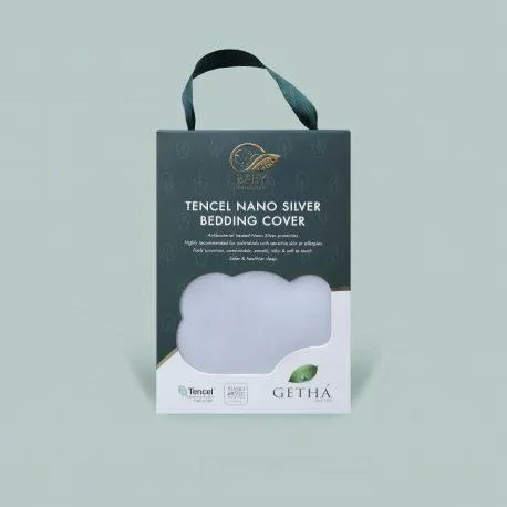 Getha Baby Dimple Latex Pillow Case - TENCEL™ Nano Silver Pillow Fabric
