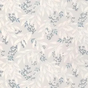 Greendale Silver Curtain Fabric