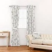 Greendale Silver Curtain Fabric