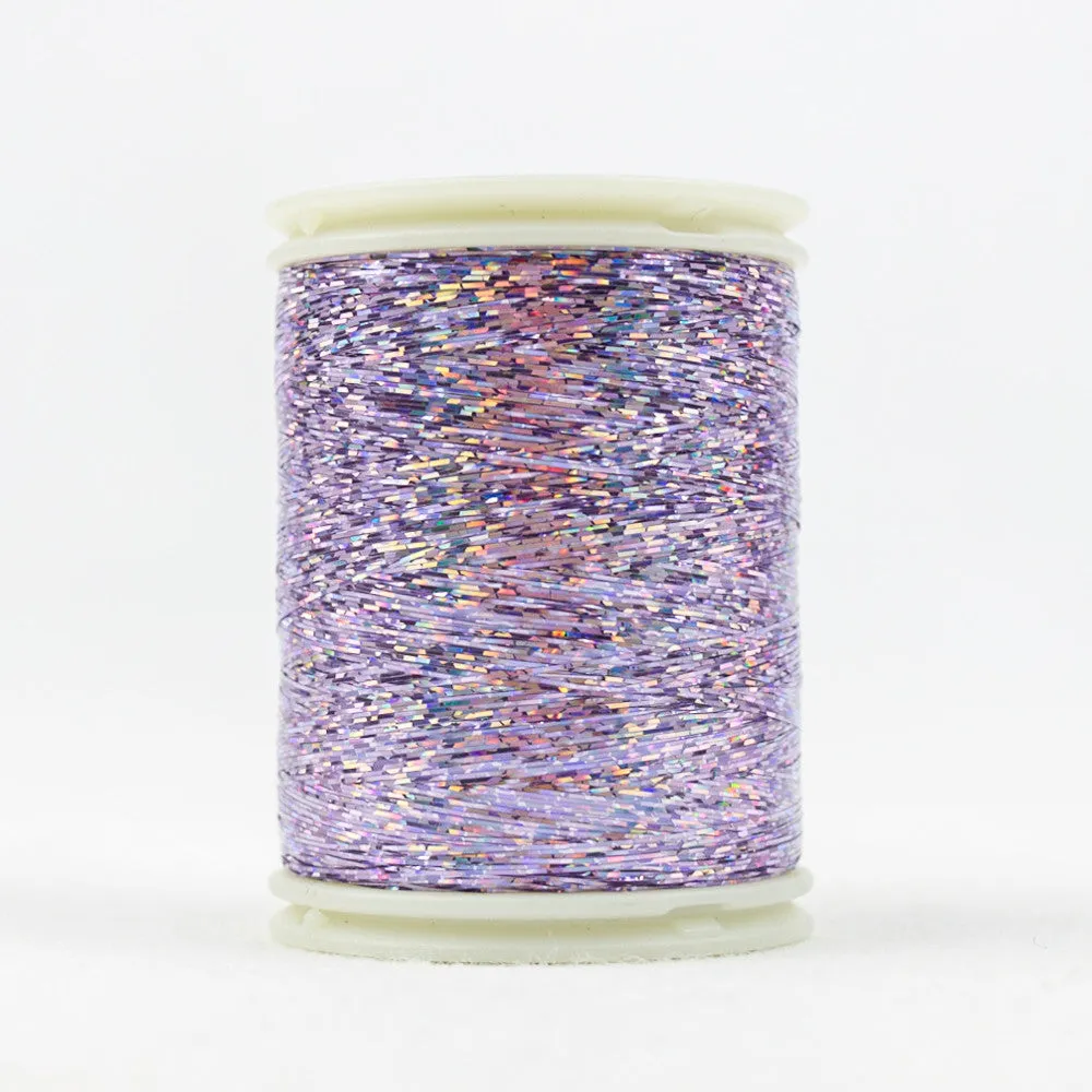 HC8152 - Hologram Polyester Slitted Purple Thread