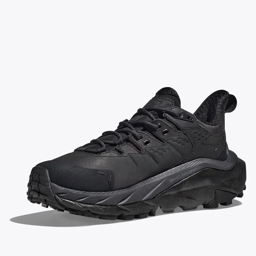 Hoka Women's Kaha 2 Low GORE-TEX Walking Shoes Black / Black