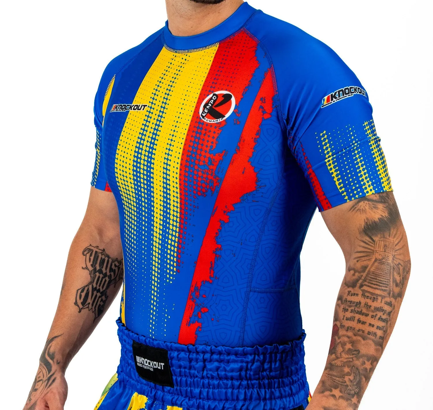 Knockout Kempo Romania Rashguard-Short Sleeve