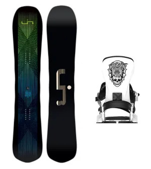 Lib Tech Cygnus BM Snowboard with Men's Bent Metal Transfer Snowboard Binding 2025