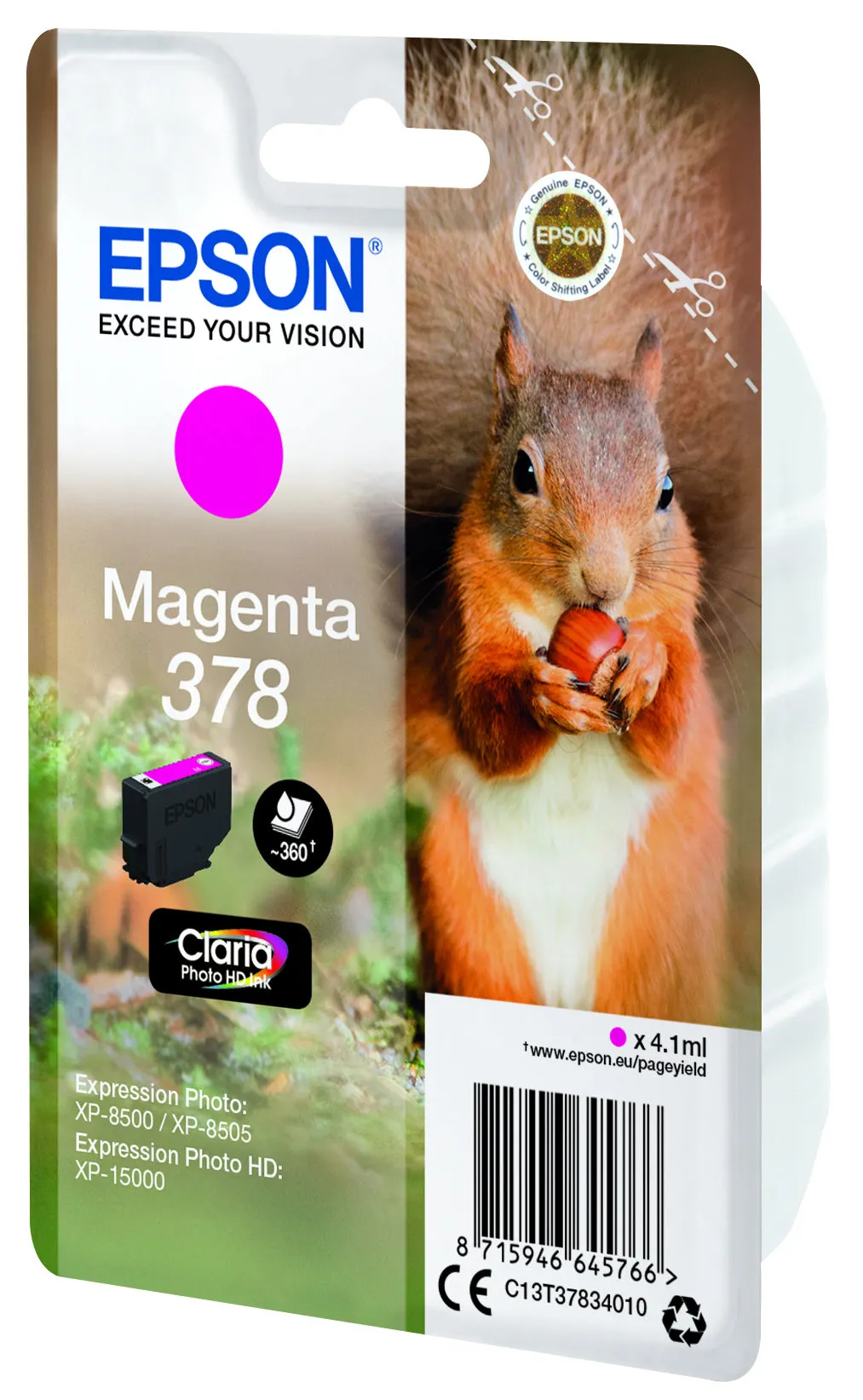 Magenta 378 Claria Photo Hd Ink
