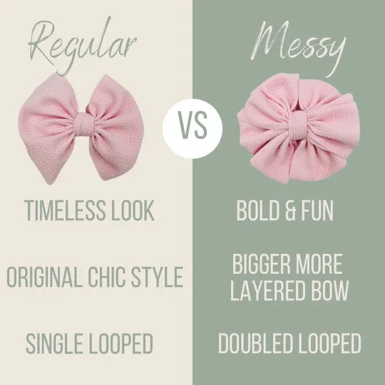 Magenta Shimmer Bow