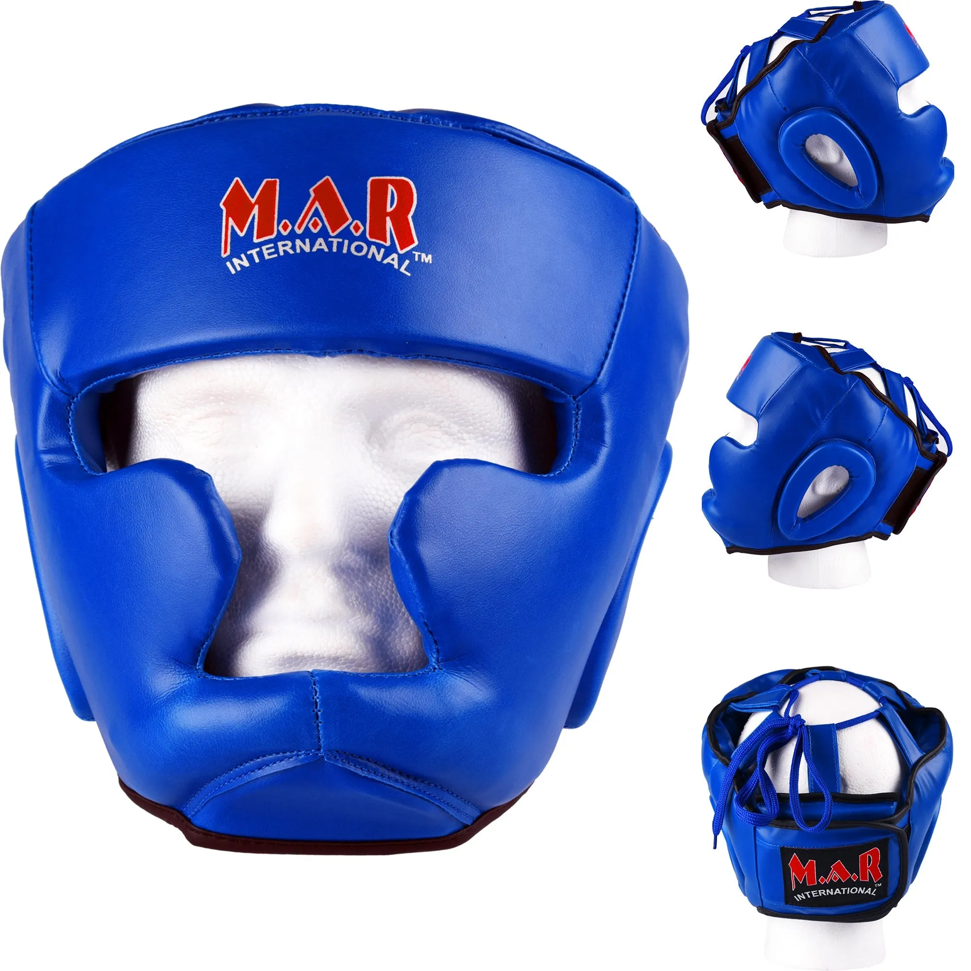 MAR-131C | Genuine Cowhide Leather Head Guard For Competition & Training