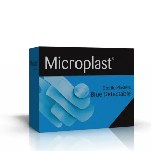 Microplast Blue Detectable Plasters Assorted x100