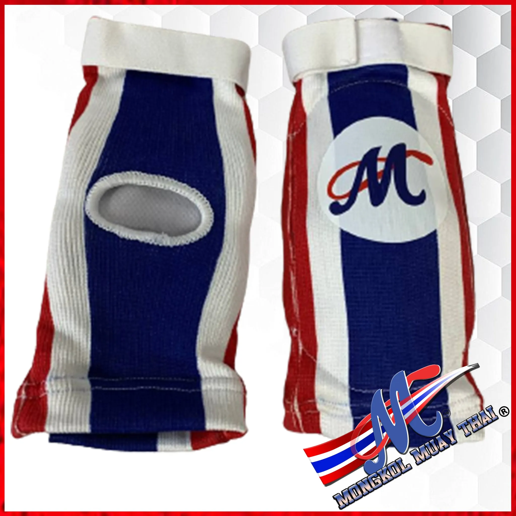 Mongkol Elbow pads Thai Flag color