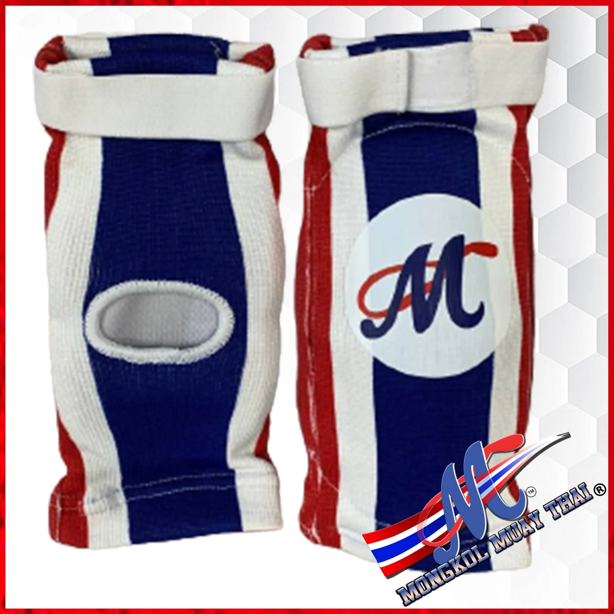 Mongkol Elbow pads Thai Flag color
