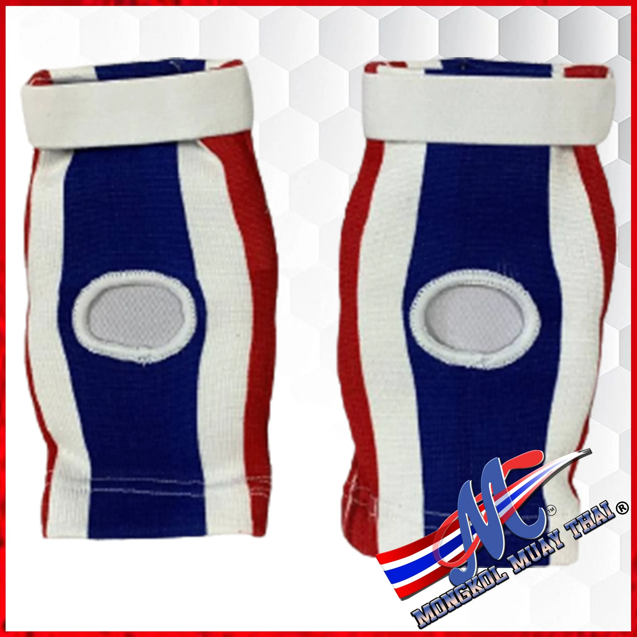 Mongkol Elbow pads Thai Flag color