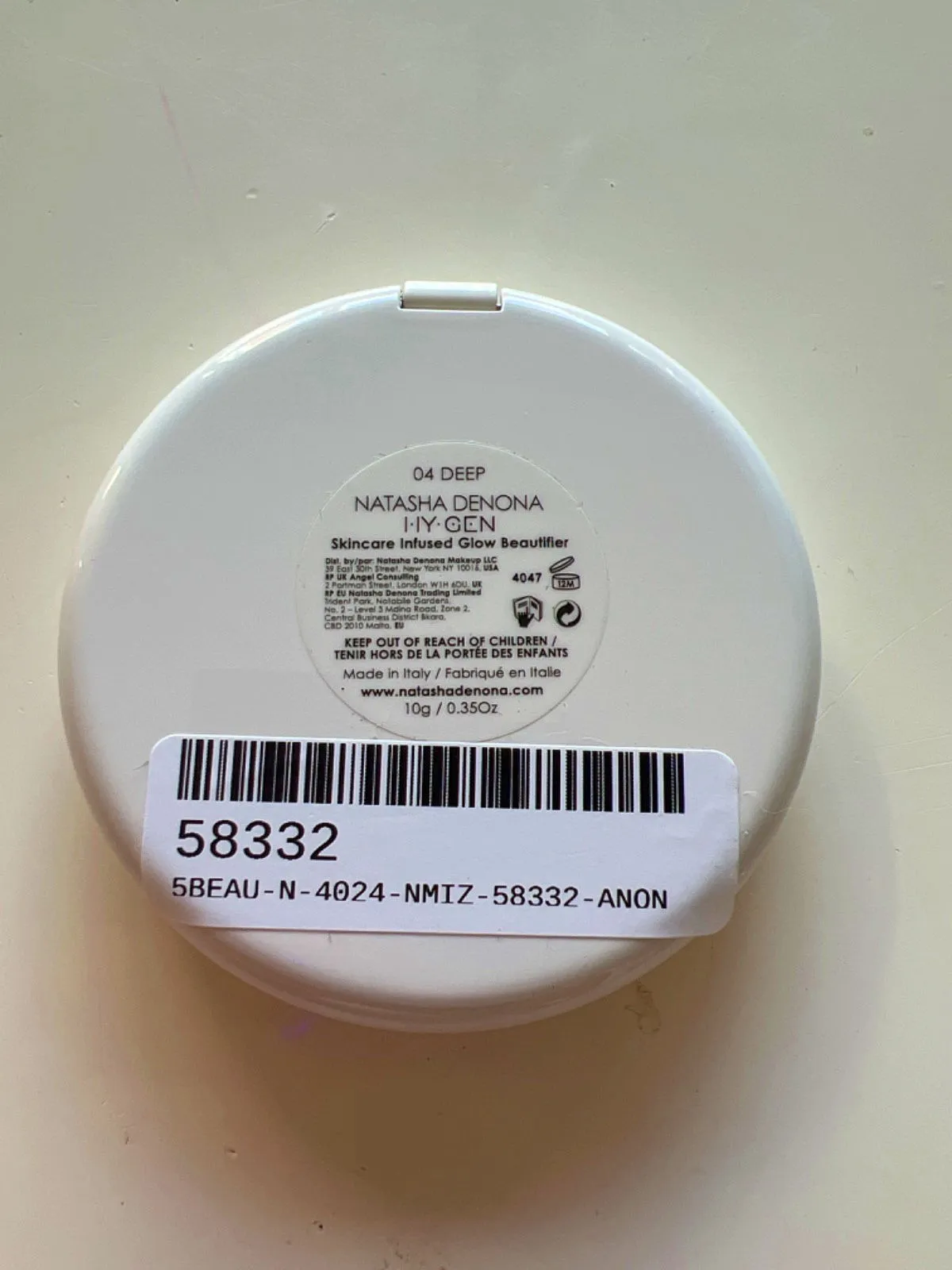 Natasha Denona I-Y-Gen Shade 04 Deep 10g