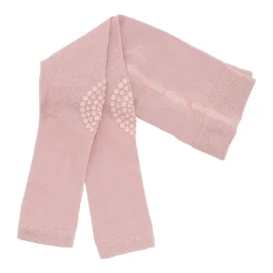 Non-slip crawling leggings with grip for babies and toddlers - Dusty Rose