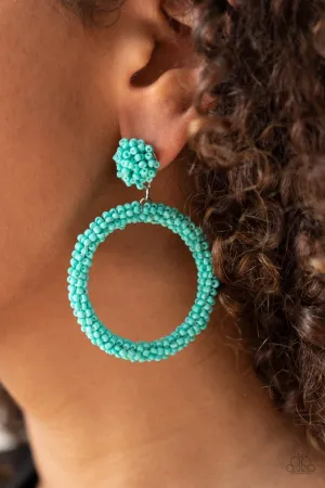 Paparazzi Earring ~ Be All You Can BEAD - Blue