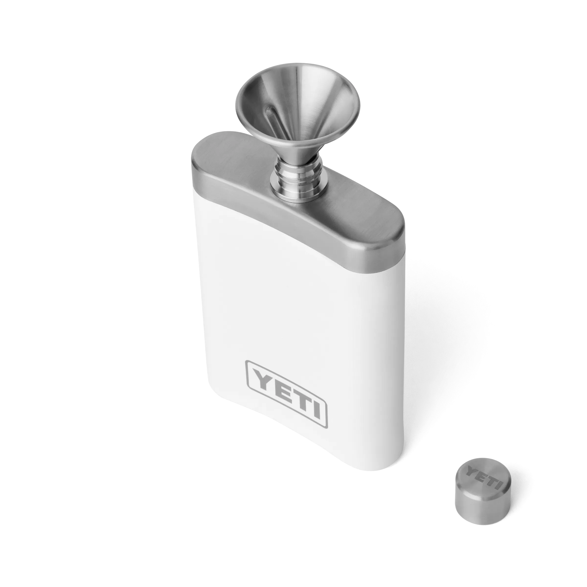 Rambler Flask in White