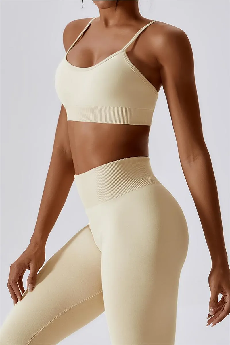 Seamless Crossover Sports Bra