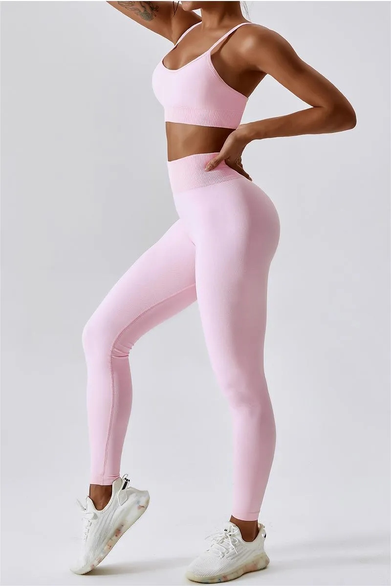 Seamless Crossover Sports Bra