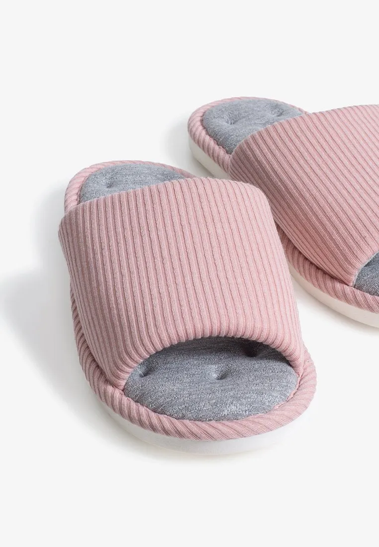 Solemate Extra Wide Unisex Room Slippers - Pink