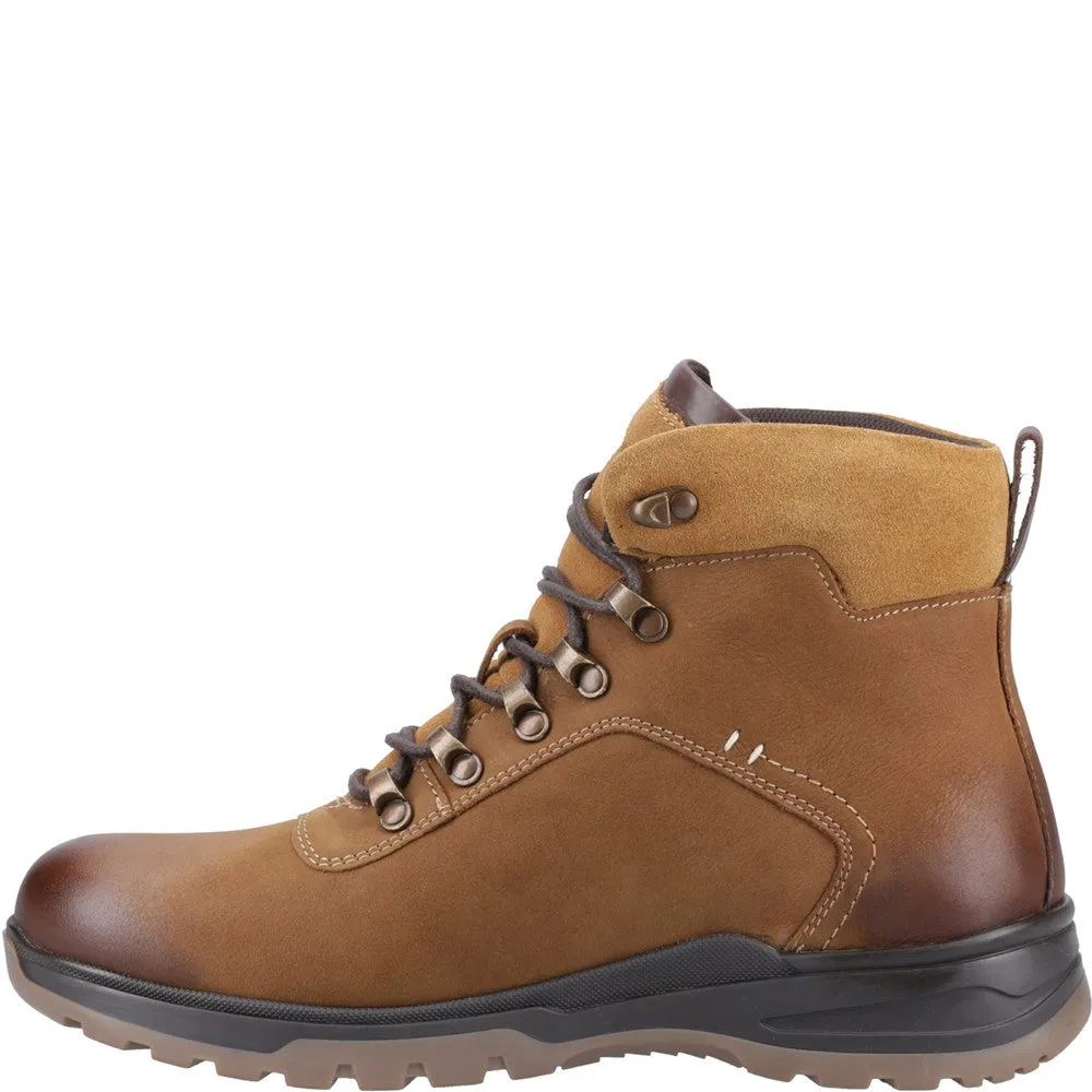Tan Paul Lace-Up Boots