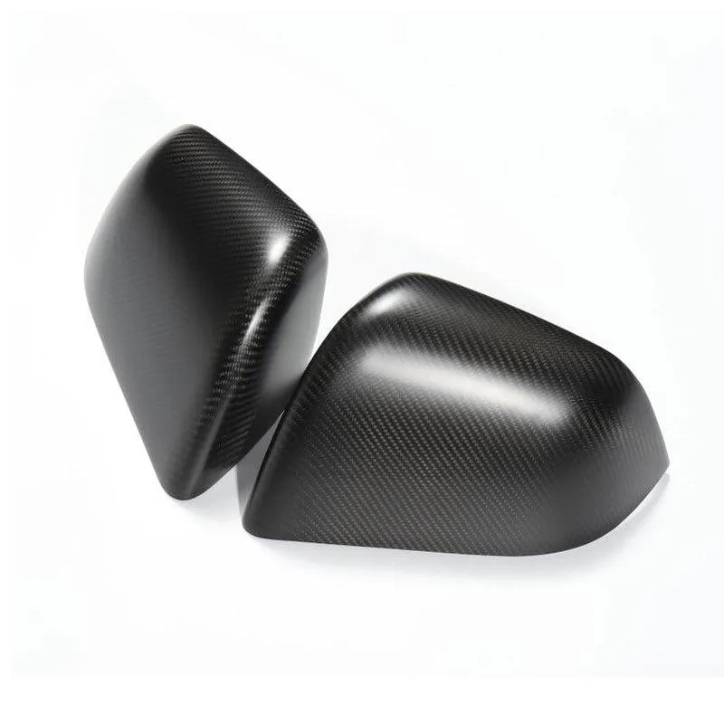 TAPTES Carbon Fiber Side Mirror Decorate Covers for Model Y 2025-2020