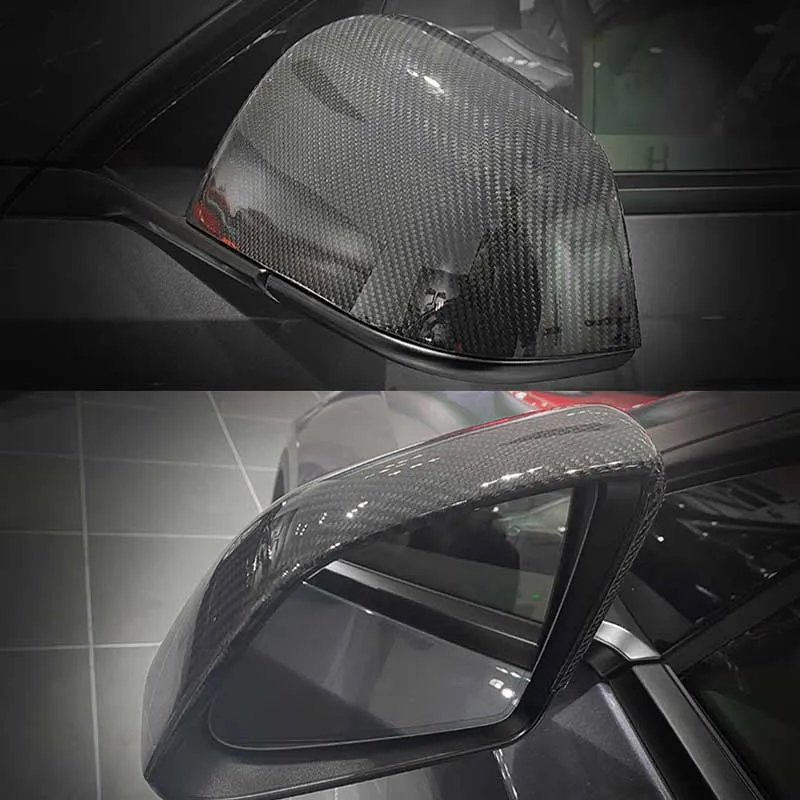 TAPTES Carbon Fiber Side Mirror Decorate Covers for Model Y 2025-2020