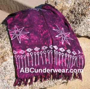 Tie Dye Magenta Sarong