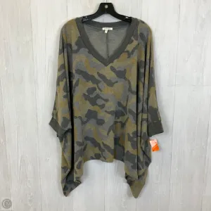 Top Short Sleeve By Maurices In Camouflage Print, Size: Xl