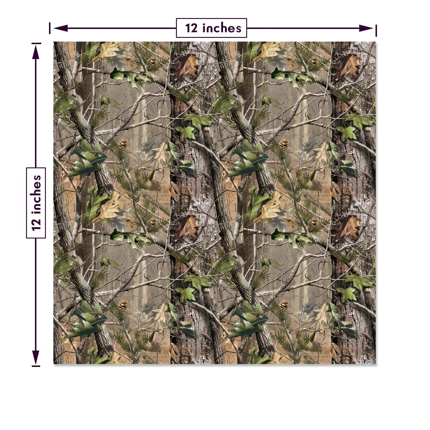 Vinyl Camo Self Adhesive Assorted Vinyl Sheets (6 1 Pack) | Camouflage Vinyl For Cricut