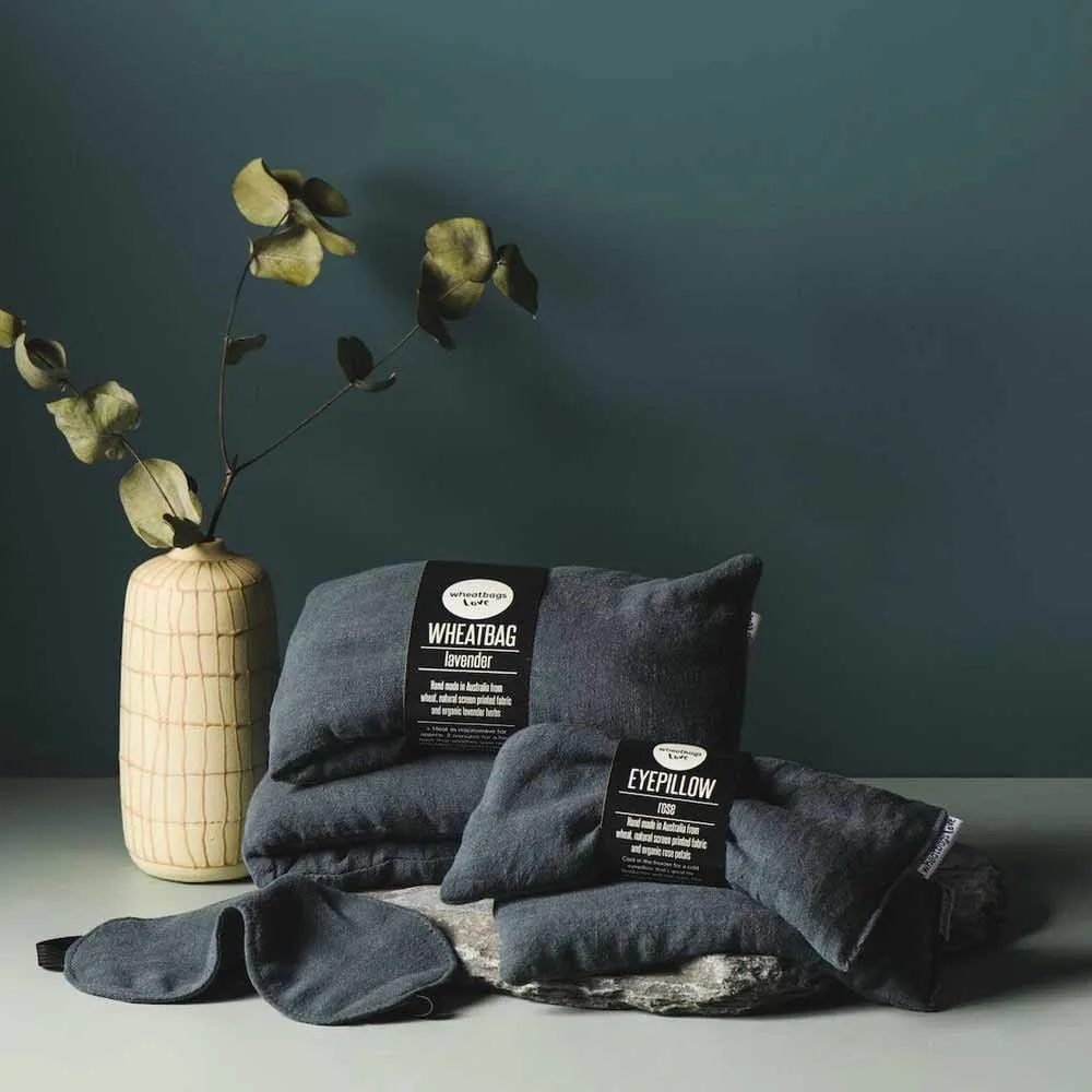 WheatBags Love Linen Luxe Lavender Heat Pack - Slate